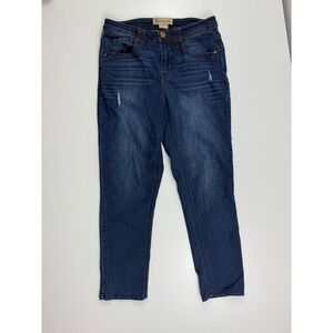 Democracy Distressed Dark Wash Denim Jeans Ankle Skinny Women's‎ Size 6